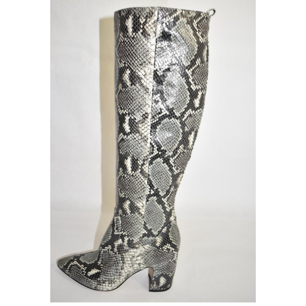 Sam Edelman Hai Leather Snake Print Python Size 6 - image 5